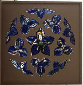 Christ (study To Vitrage In Metz Cathedral) — Marc Chagall