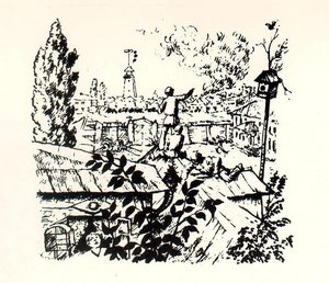 Boys On The Roof — Boris Mikhailovich Kustodiev