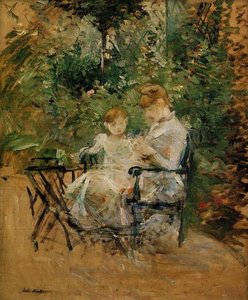 In The Garden — Berthe Morisot