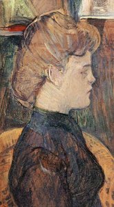 The Painter's Model Hélène Vary In The Studio1 — Henri De Toulouse-lautrec