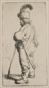 A Polander Turned To The Left — Rembrandt Van Rijn