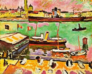 The Port Of Amberes — Georges Braque