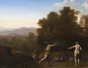 Landscape With Mythological Figures — Cornelis Van Poelenburch