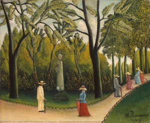 The Luxembourg Gardens. Monument To Chopin, — Henri Julien Félix Rousseau (le Douanier)