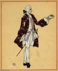 Maurice Rostand's Play La Vie Amoureuse De Casanova — Georges Barbier
