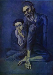 Old Beggar With A Boy — Pablo Picasso