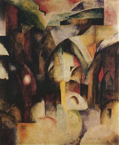 Interno Cubista — Aleksandra Ekster