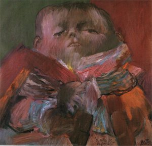 L'enfant De Vallecas (d'après Velasquez) — Fernando Botero