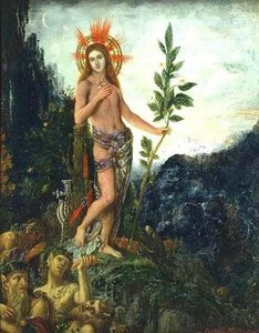 Apollon Recevant Les Offrandes Des Bergers — Gustave Moreau