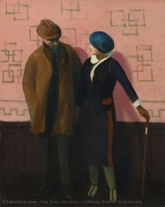 Hallway, Italian Restaurant — Guy Pene Du Bois