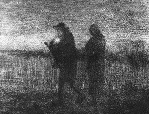 The Flight Into Egypt — Jean-françois Millet, Contemporary Realism