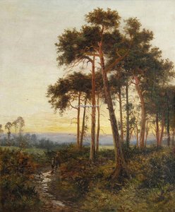 Evening Time — R.a Benjamin Williams Leader
