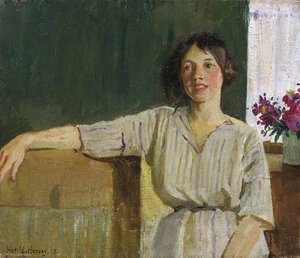 The Artist's Model, Newlyn — Harold Harvey