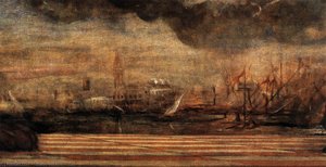 Doge Antonio Grimani Kneeling Before The Faith (detail) — Titian, Italian Renaissance