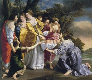 Finding Of Moses — Orazio Gentileschi, Baroque