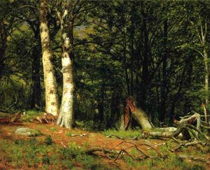 Fallen Birch — Thomas Worthington Whittredge