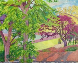 Gardens (polyptych, Panel 1) — Jane Brighton