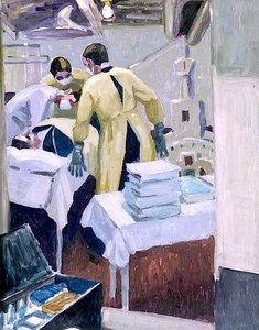 The Dressing Station In A Man Of War — Jan Godfrey Jervis Gordon