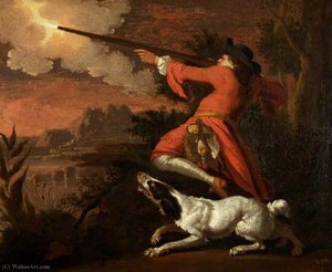 Sporting Scene — Abraham Danielsz Hondius