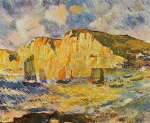 Cliffs — Pierre-auguste Renoir