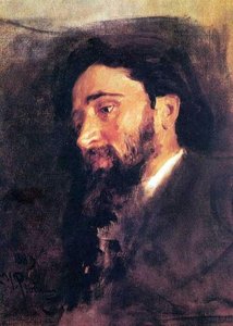 Portrait Of V. M. Garshin — Ilya Yefimovich Repin