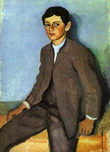 Farmboy From Tegernsee (tegernseer Bauernjunge) — August Macke