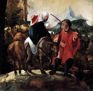 The Flight Into Egypt — Wolf Huber, Renaissance