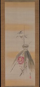 Peony Sheltered By Rice Straw — Sakai Hōitsu