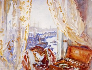 View From A Window, Genoa — John Singer Sargent
