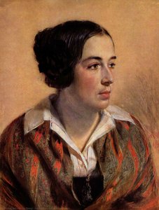 Deutsch Porträt Der Karoline Arnold — Adolph Von Menzel