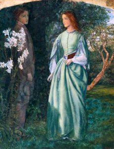 Aurora Leigh's Dismissal Of Romney (the Tryst) — Arthur Hughes
