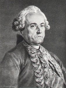 Portrait Of Toussaint-guillaume Picquet De La Motte — Charles Nicolas Cochin, Rococo