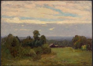 Evening (a Gray Day) — Theodore Clement Steele