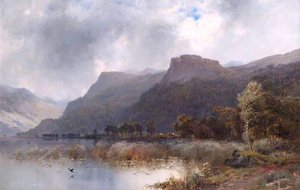 Hills With Water — Alfred De Breanski Senior