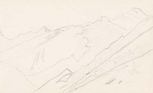 Sketch Of Mountain Landscape 17 — Nicholas Roerich