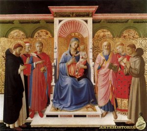 Annalena Altarpiece (without Predella) — Fra Angelico, Renaissance Humanism