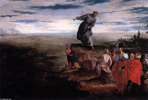 St Anthony Preaching To The Fish — Paolo Veronese