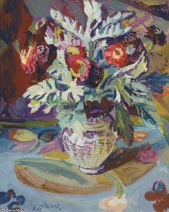 Still Life On A Painted Table — Duncan Grant