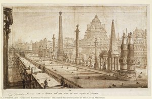 Idealized Reconstruction Of The Circus Maximus — Giovanni Battista Piranesi
