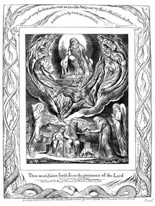 Satan Going Forth From The Presence Of The Lord 2 — William Blake, Romanticism