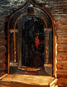 Rostov Veliky. Door Of The Church On Ishna. — Nicholas Roerich