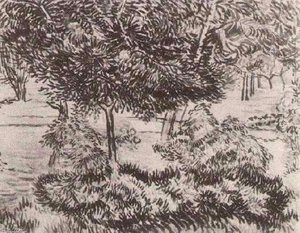 Trees And Shrubs — Vincent Willem Van Gogh, Post-impressionism