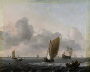 Marine, Choppy Sea — Ludolf Backhuysen I