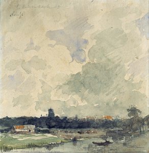 View Of Neuss — Andreas Achenbach, Romanticism
