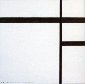 Composition Ii With Black Lines — Piet Mondrian