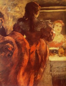 Dancer In Her Dressing Room — Edgar Degas, Impressionist Painting