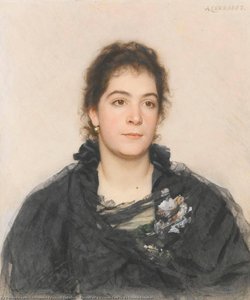 Portrait Of A Woman Said To Be Sandra Drouker — Alexander Petrovich Sokolov