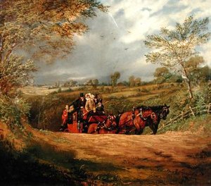 The Royal Mail Coach With Passengers — Samuel Henry Gordon Alken
