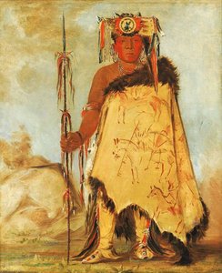 La Wée Re Coo Re Shaw Wee, War Chief, A Republican Pawnee — George Catlin