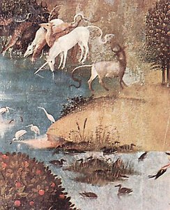 The Garden Of Earthly Delights (detail) (20) — Hieronymus Bosch